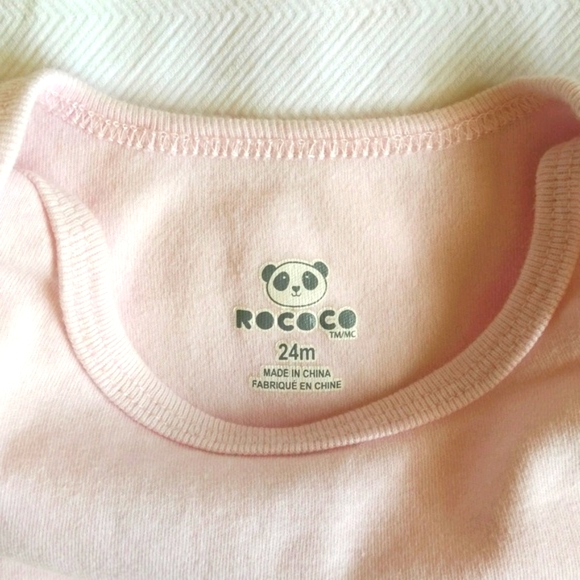 rococo unicorn graphic short sleeve bodysuit diaper shirt 24 months baby girl - Picture 4 of 5